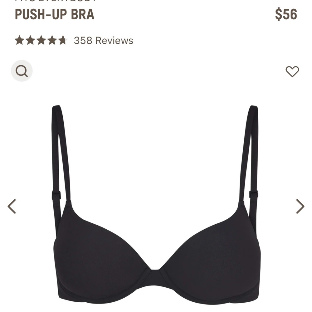 Skims Fits Everyone Push Up Bra